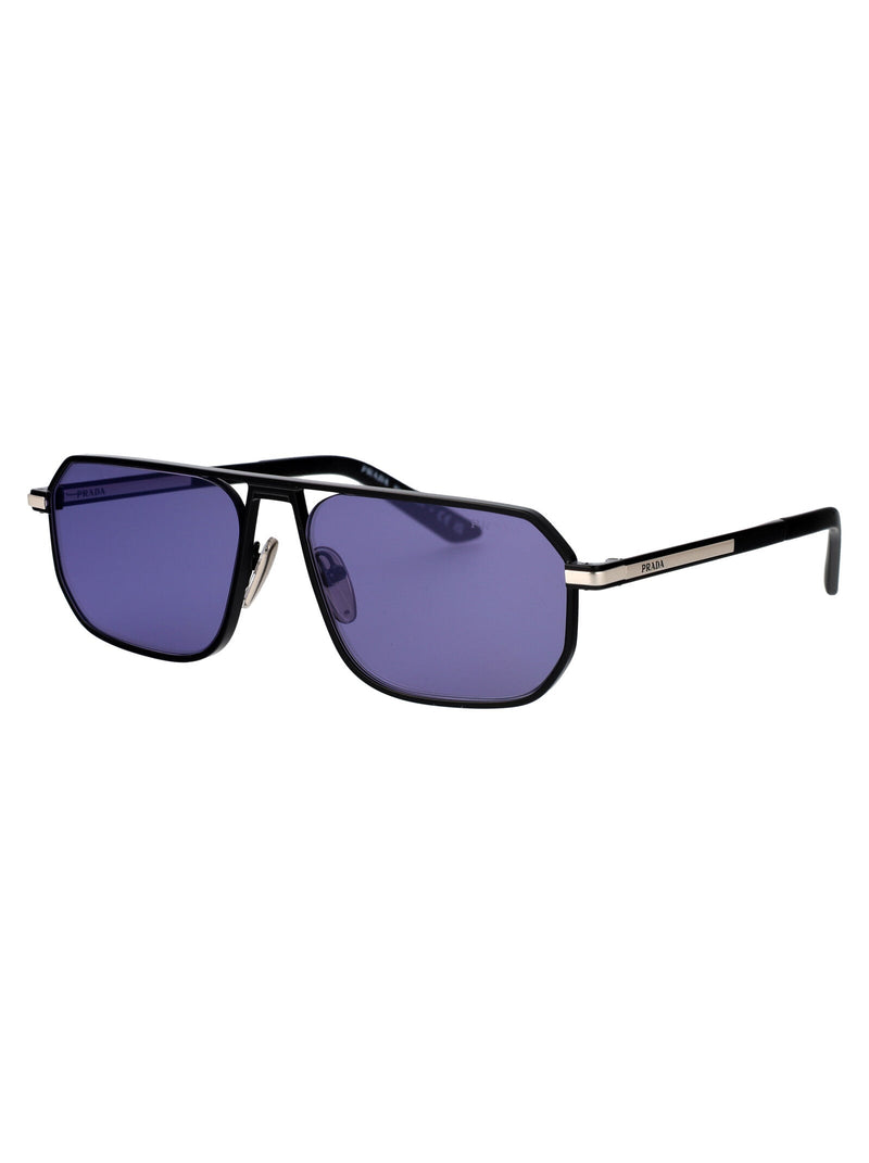 Prada 0pr Metal Frame Sunglasses — Black