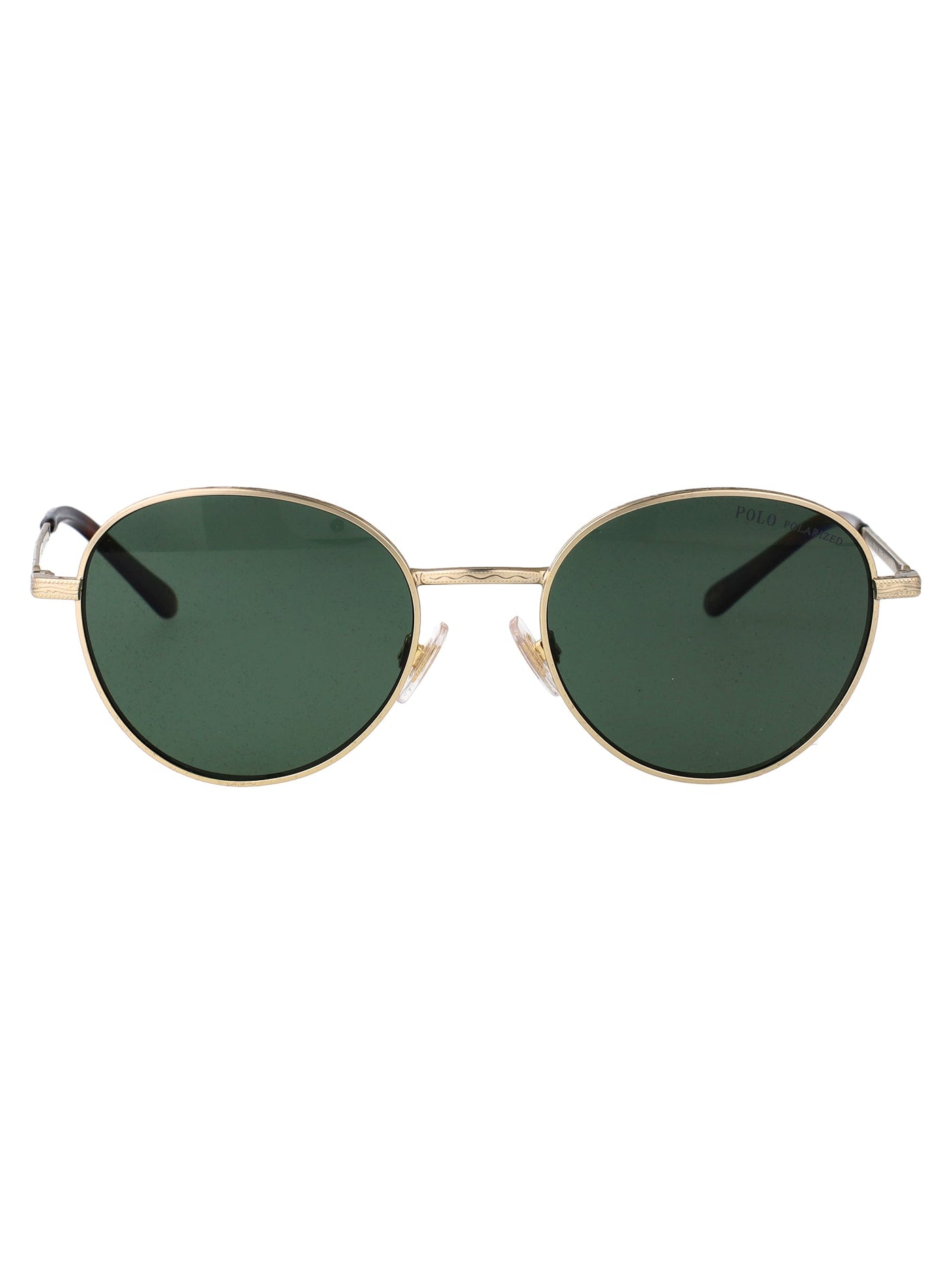 Polo Ralph Lauren 0ph3144 Polished Round Metal Sunglasses — Gold