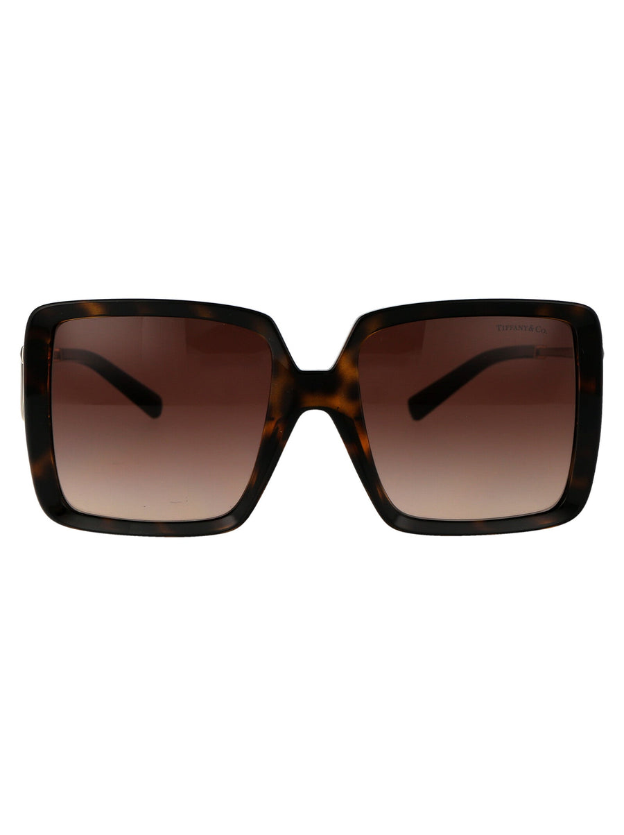 Tiffany & Co. 0tf4212u Tortoiseshell Square Sunglasses — Brown Injected