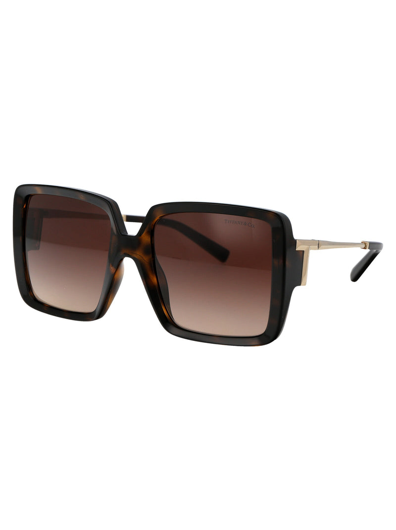 Tiffany & Co. 0tf4212u Tortoiseshell Square Sunglasses — Brown Injected