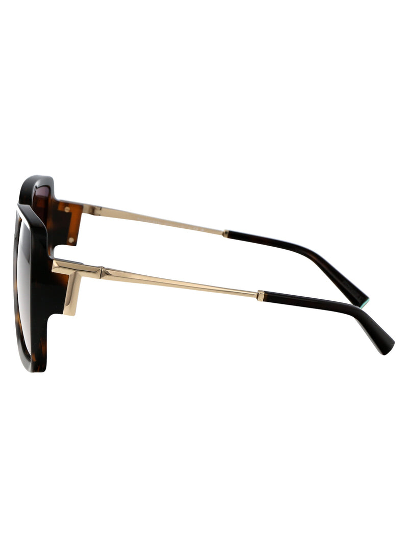 Tiffany & Co. 0tf4212u Tortoiseshell Square Sunglasses — Brown Injected