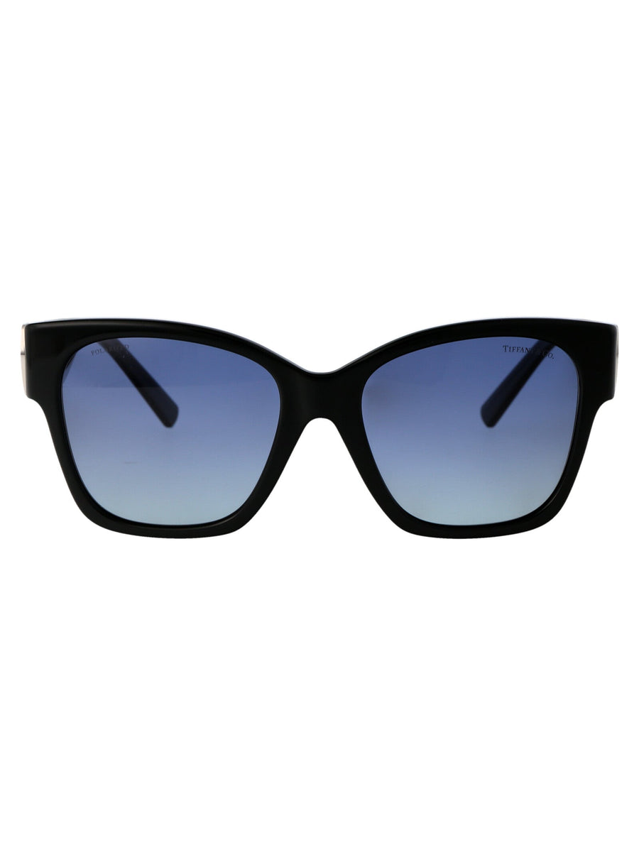 Tiffany & Co. 0tf4216 Blue Gradient Lens Sunglasses — Black Acetate