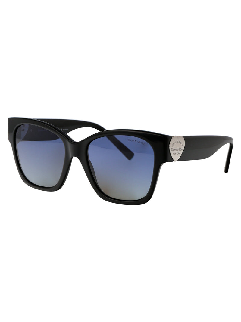 Tiffany & Co. 0tf4216 Blue Gradient Lens Sunglasses — Black Acetate
