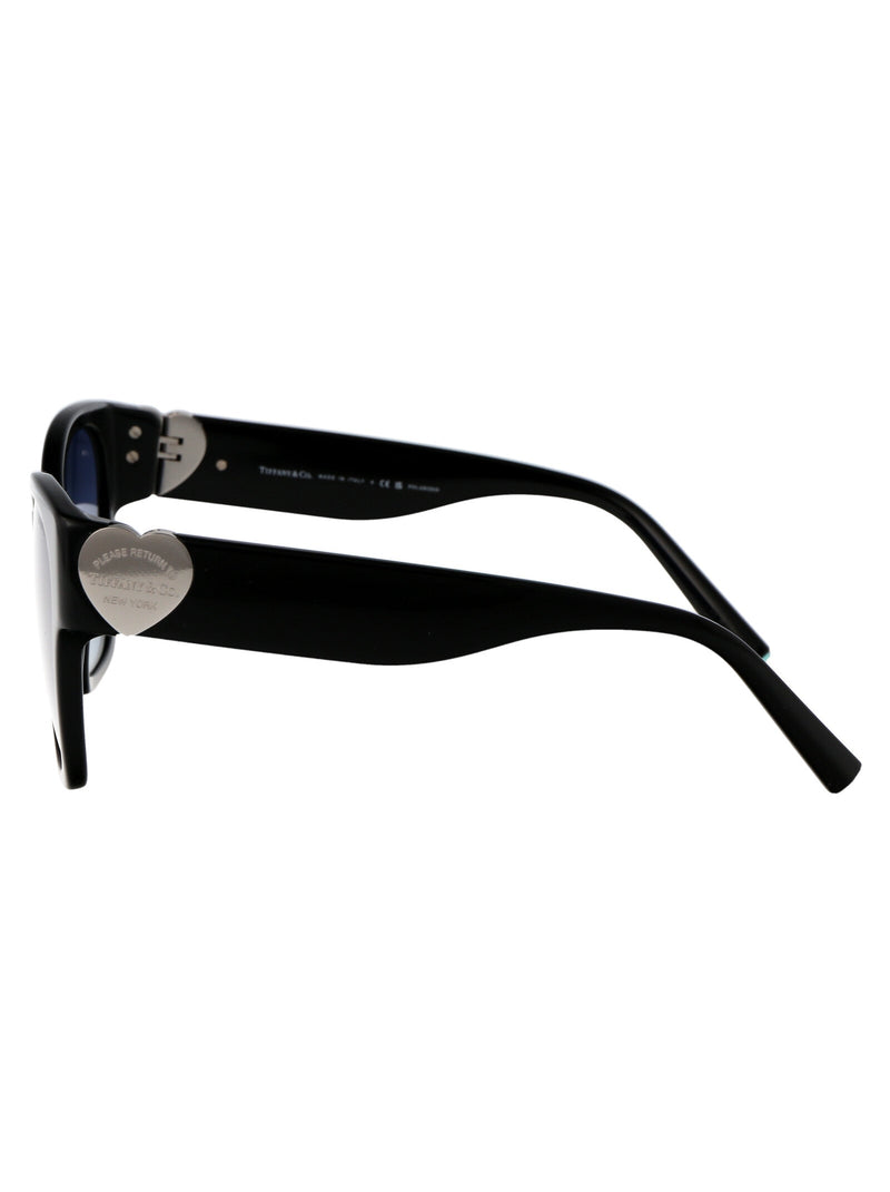 Tiffany & Co. 0tf4216 Blue Gradient Lens Sunglasses — Black Acetate