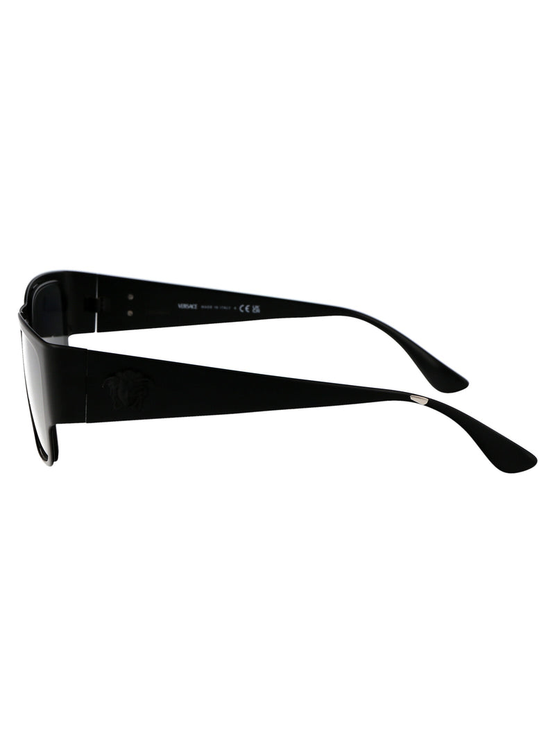 Versace 0ve2262 Metal Frame Sunglasses — Black