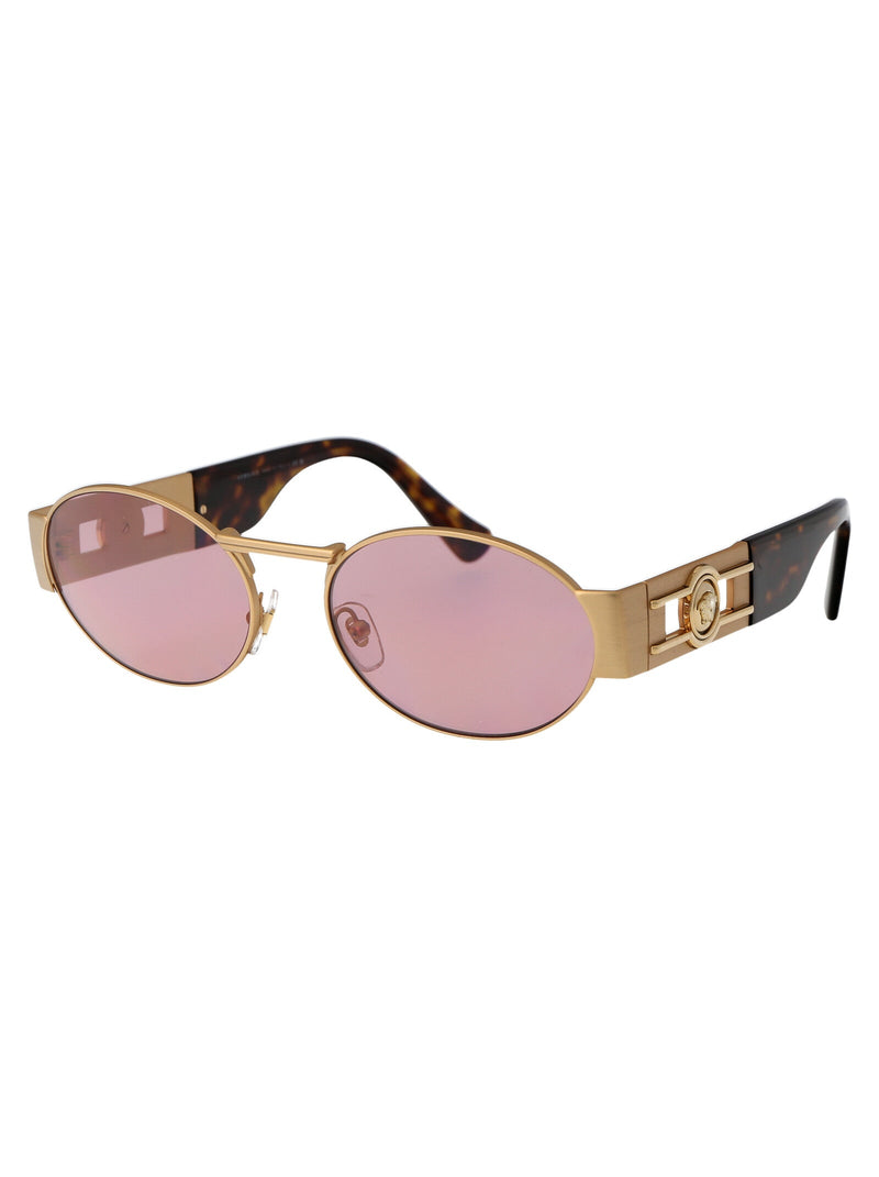 Versace 0ve2264 Matte Gold Metal Sunglasses —