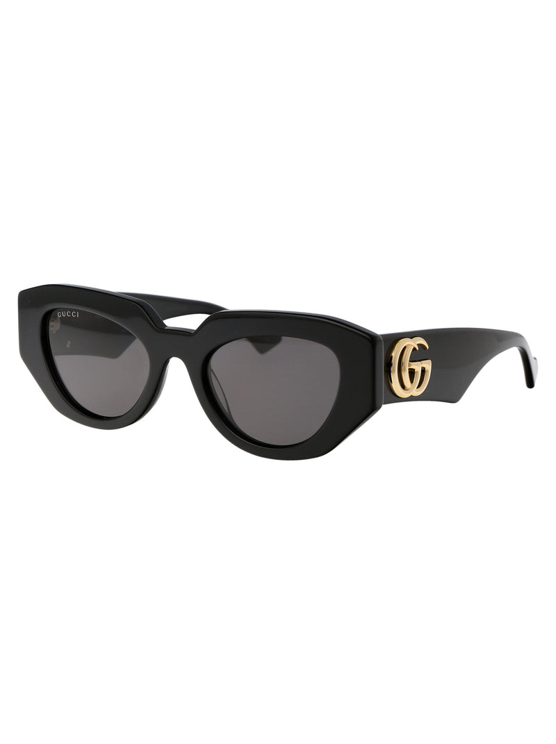 Gucci Gg1421s Sunglasses — Black Acetate