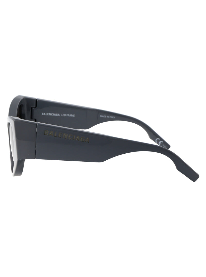 Balenciaga Bb0300s Cat-Eye Acetate Sunglasses — Gray