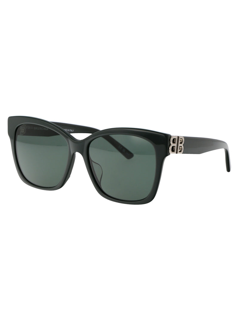 Balenciaga Bb0102sa Sunglasses — Green Acetate