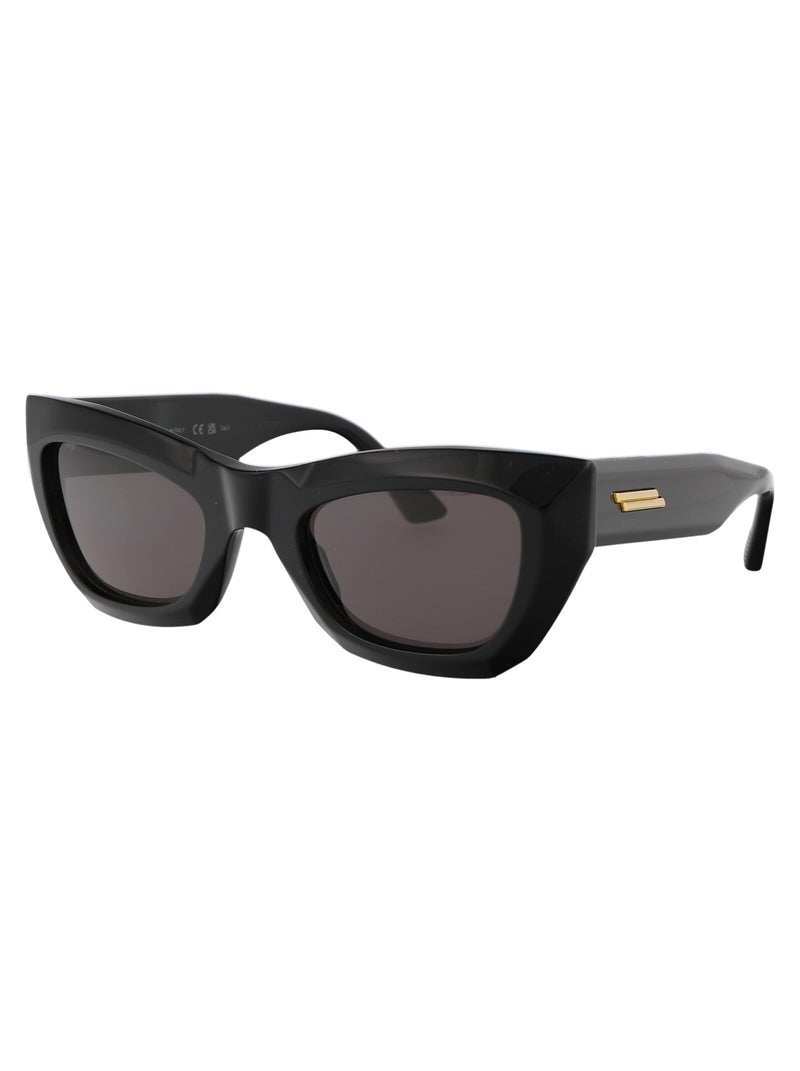 Bottega Veneta Bv1251s Acetate Cat-Eye Sunglasses — Black