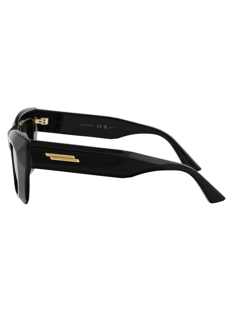Bottega Veneta Bv1251s Acetate Cat-Eye Sunglasses — Black