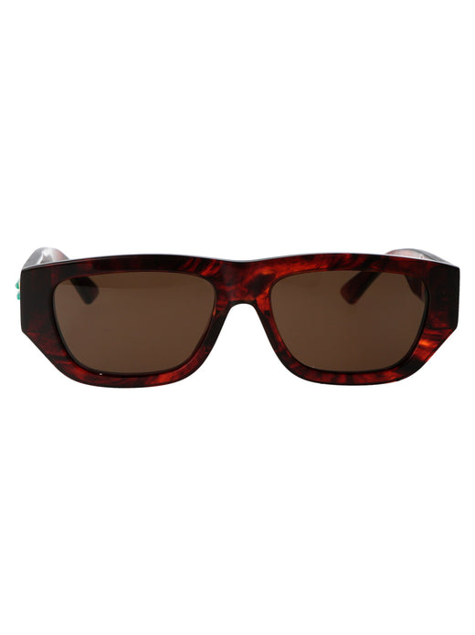 Bottega Veneta Bv1252s Acetate Frame Sunglasses — Brown