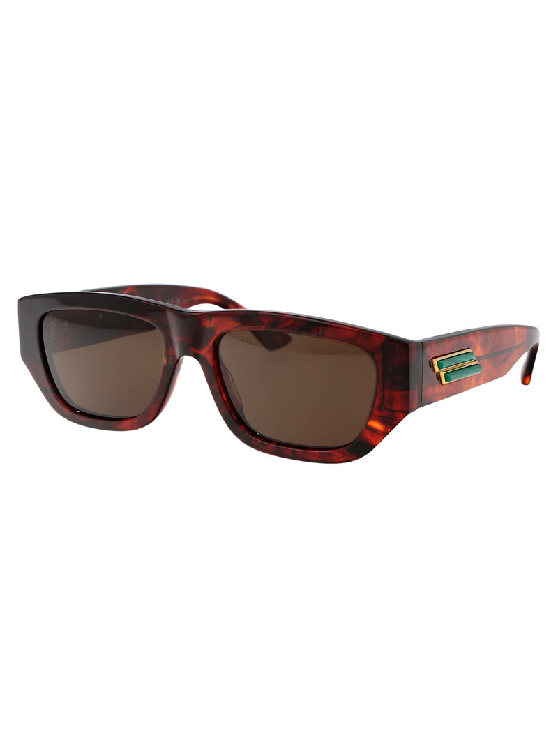 Bottega Veneta Bv1252s Acetate Frame Sunglasses — Brown