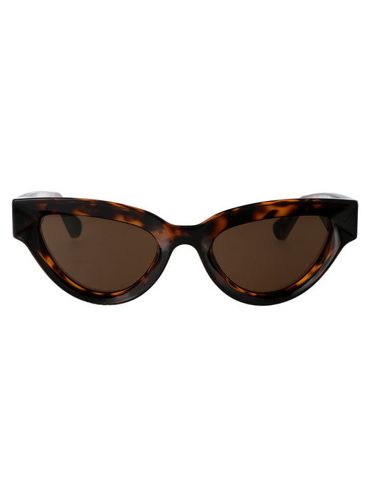 Bottega Veneta Bv1249s Cat-Eye Tortoiseshell Sunglasses — Brown Injected