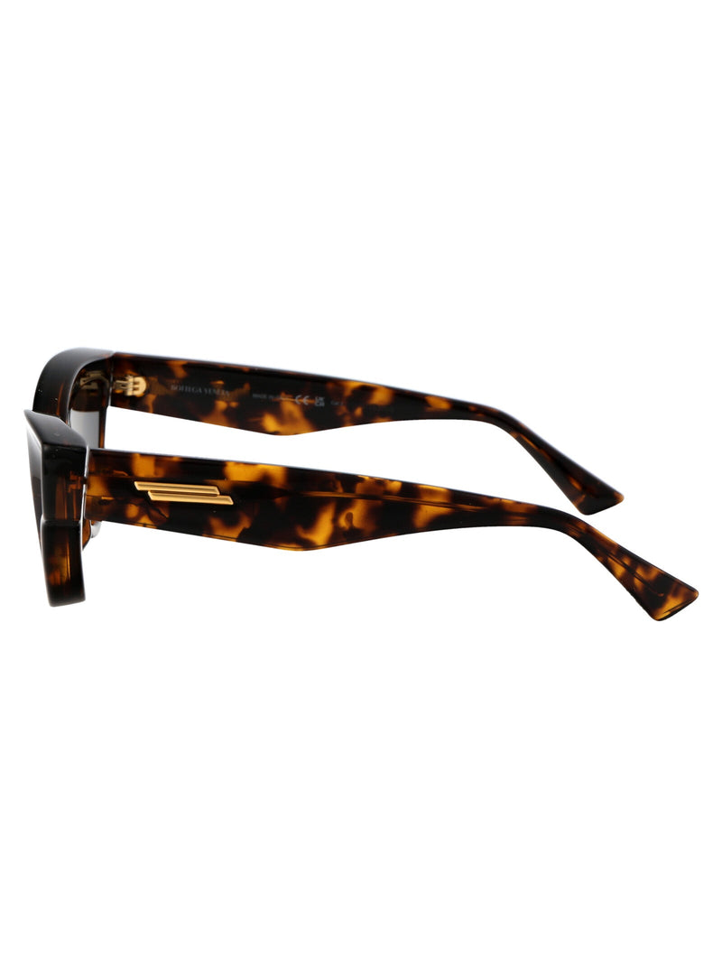 Bottega Veneta Bv1249s Cat-Eye Tortoiseshell Sunglasses — Brown Injected