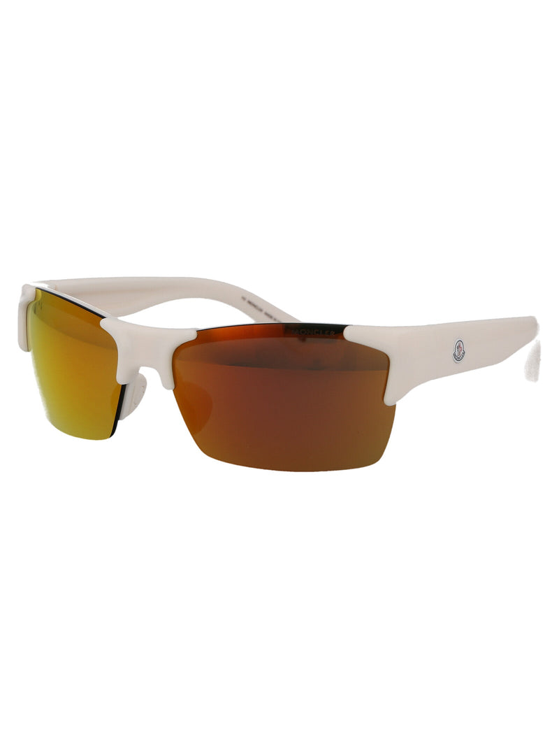 Moncler Ml0282 Mirrored Acetate Sunglasses — White