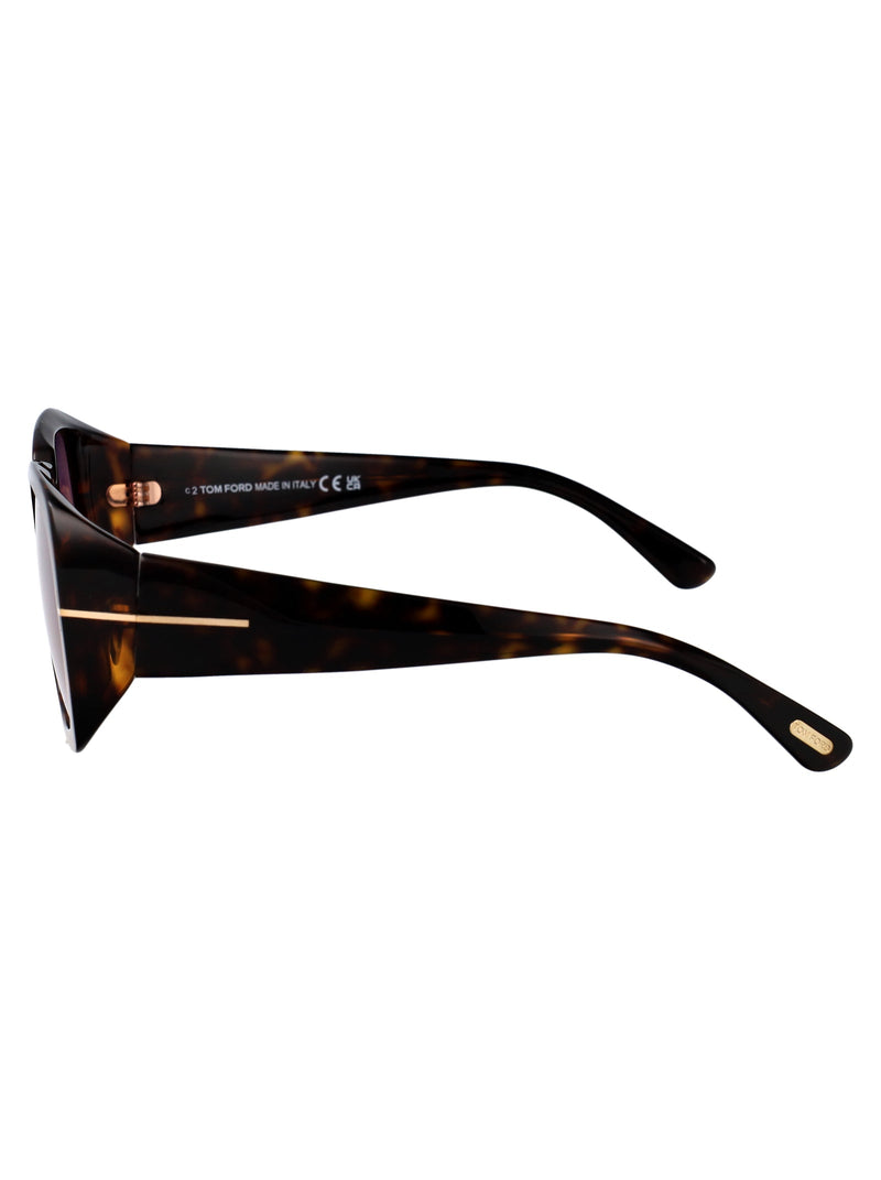 Tom Ford Ft1035 Sunglasses — Brown Acetate