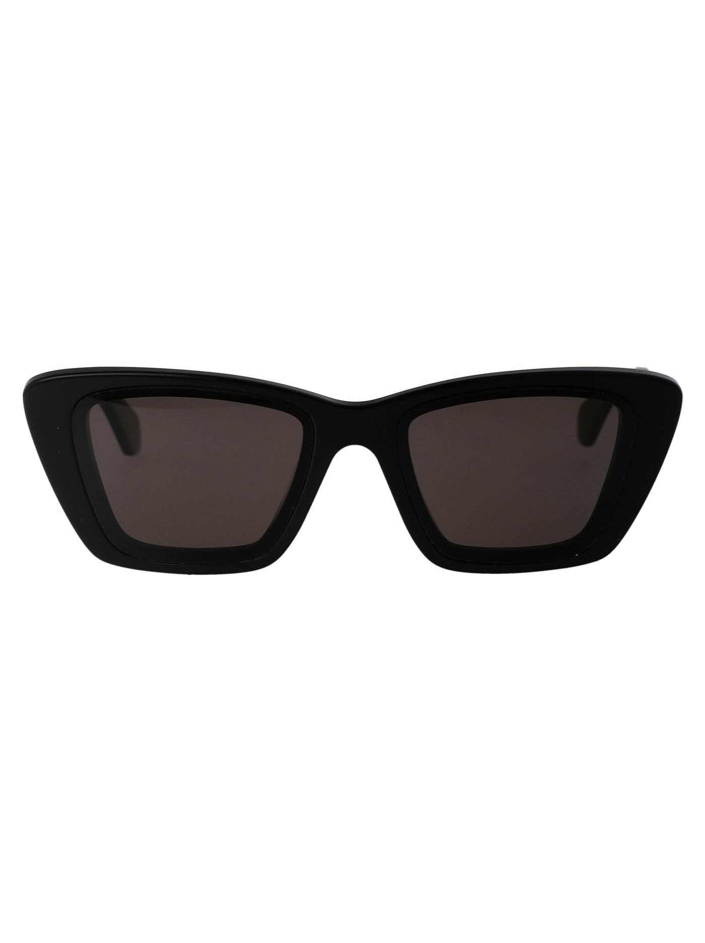 Alaïa Aa0070s Sculpted Acetate Sunglasses — Black