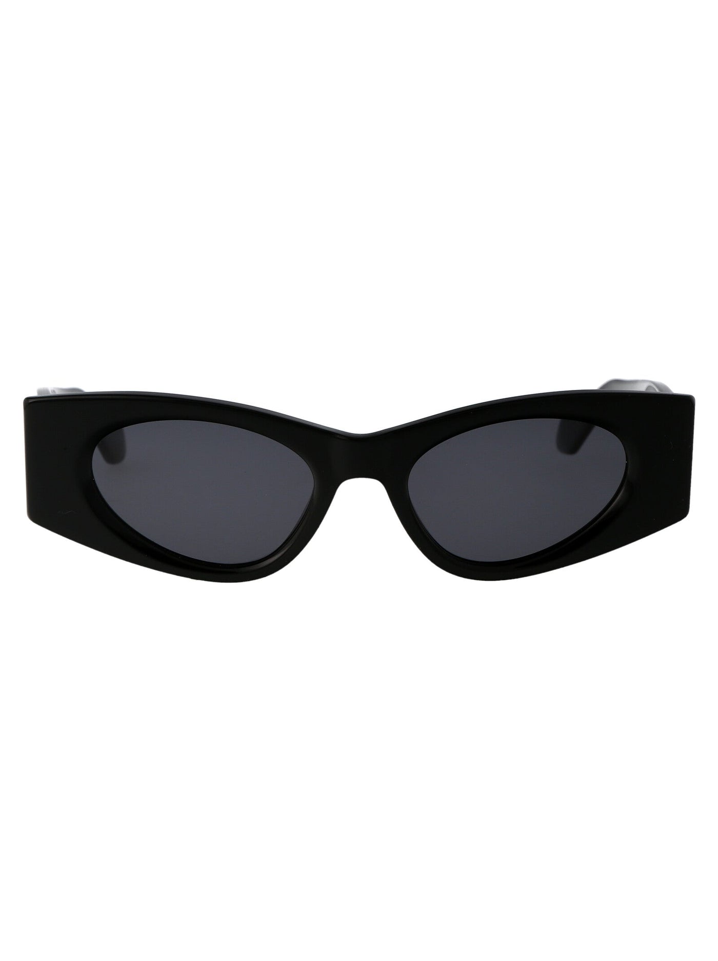 Alaïa Aa0075s Sculptural Acetate Sunglasses — Black