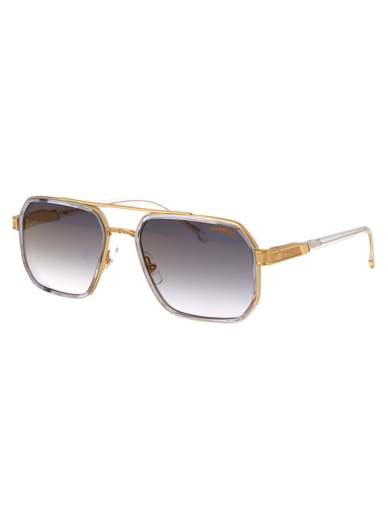Carrera Gold Stainless Steel Sunglasses —
