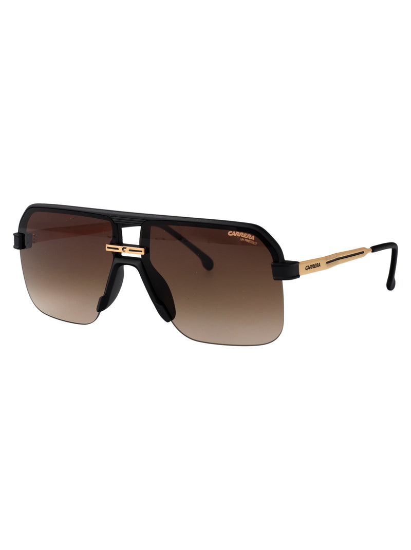 Carrera Gradient Brown Lens Sunglasses — Black Polyamide Inj-gril