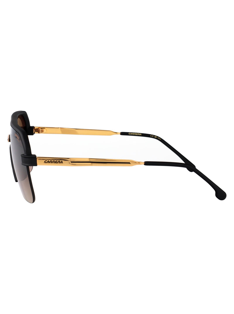 Carrera Gradient Brown Lens Sunglasses — Black Polyamide Inj-gril