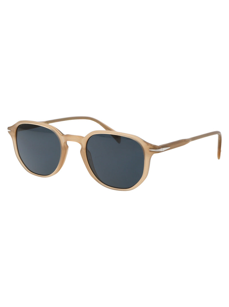 Eyewear By David Beckham Brown Acetate Sunglasses —