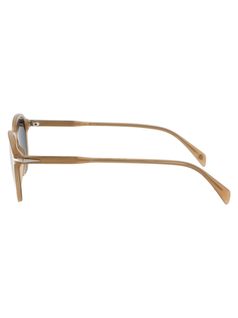 Eyewear By David Beckham Brown Acetate Sunglasses —