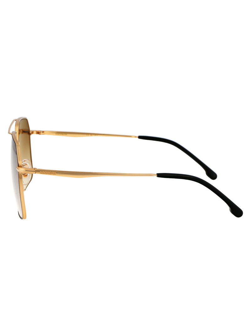 Carrera Stainless Steel Aviator Sunglasses — Black