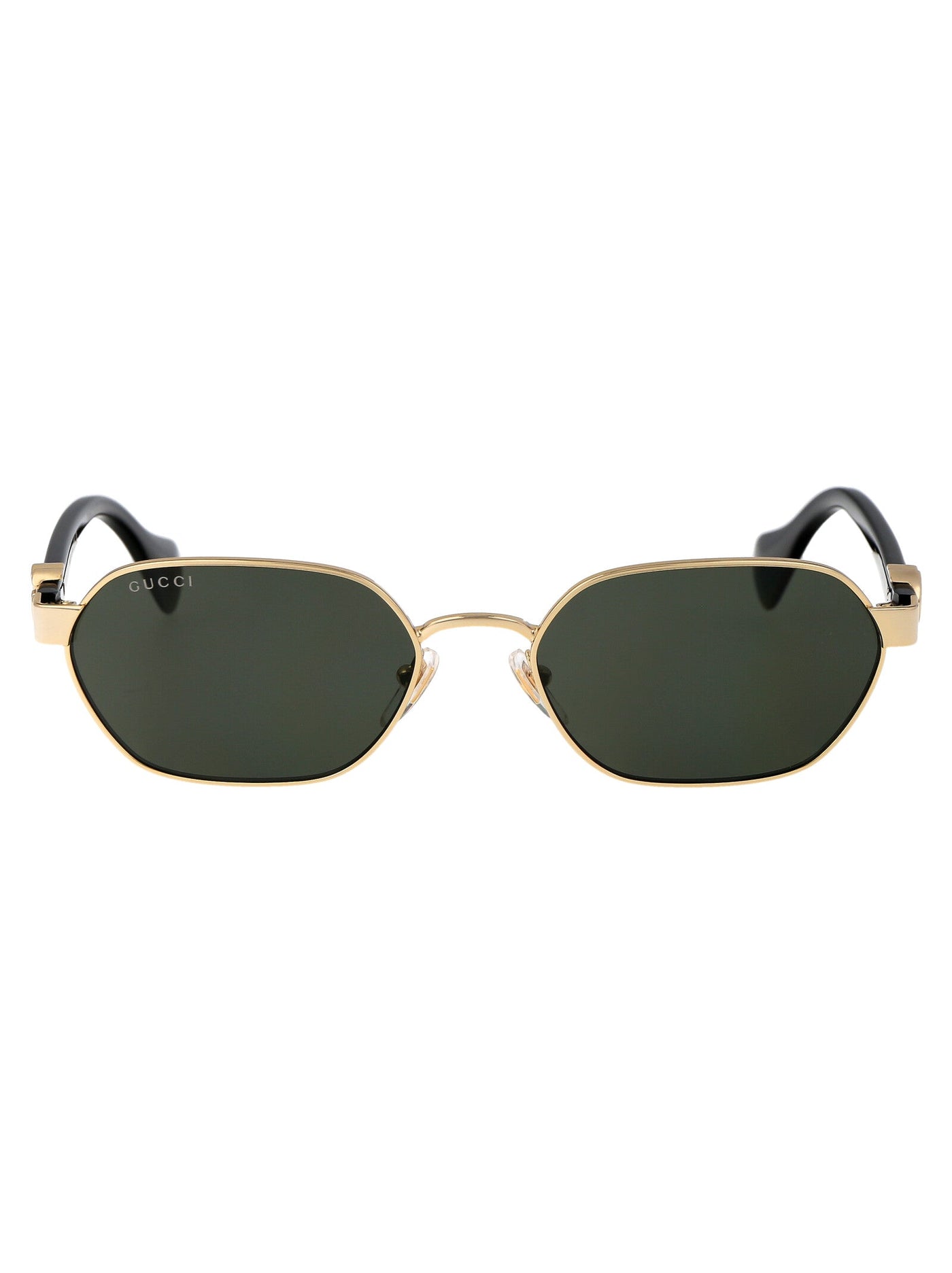 Gucci Gg1593s Acetate Hexagonal Sunglasses — Gold