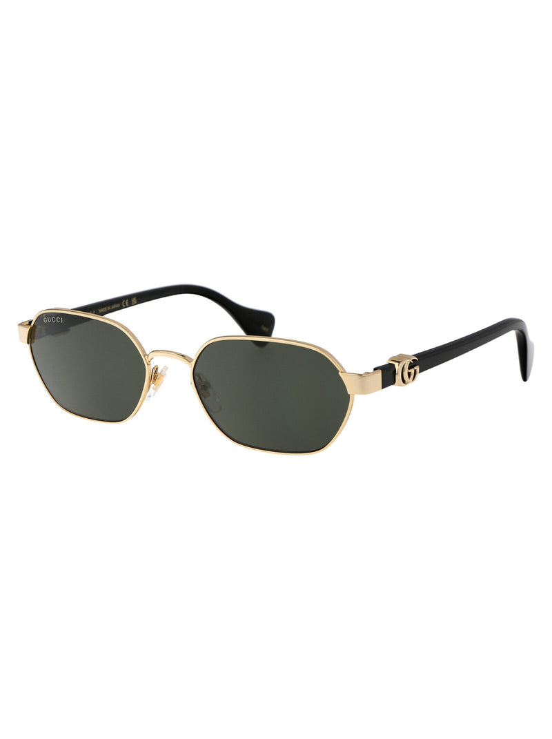 Gucci Gg1593s Acetate Hexagonal Sunglasses — Gold