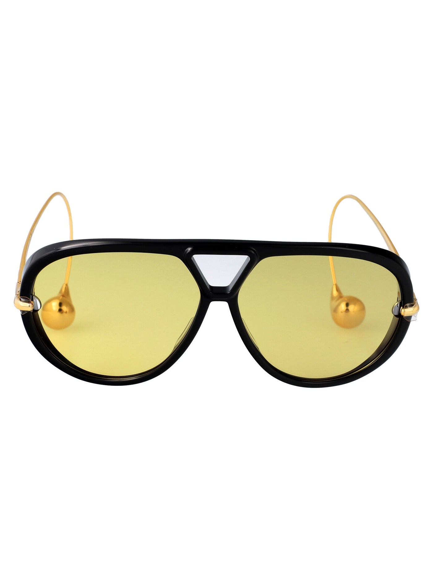 Bottega Veneta Bv1273s Sunglasses — Black Metal