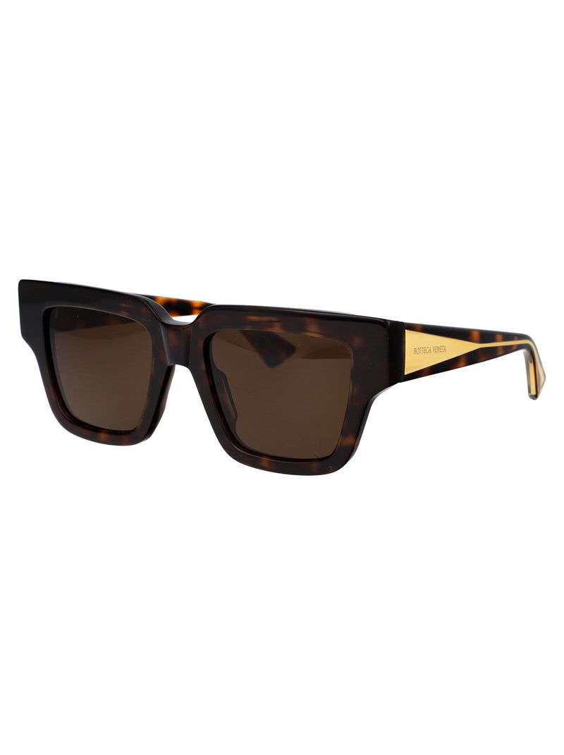 Bottega Veneta Bv1276s Tortoiseshell Resin Sunglasses — Brown
