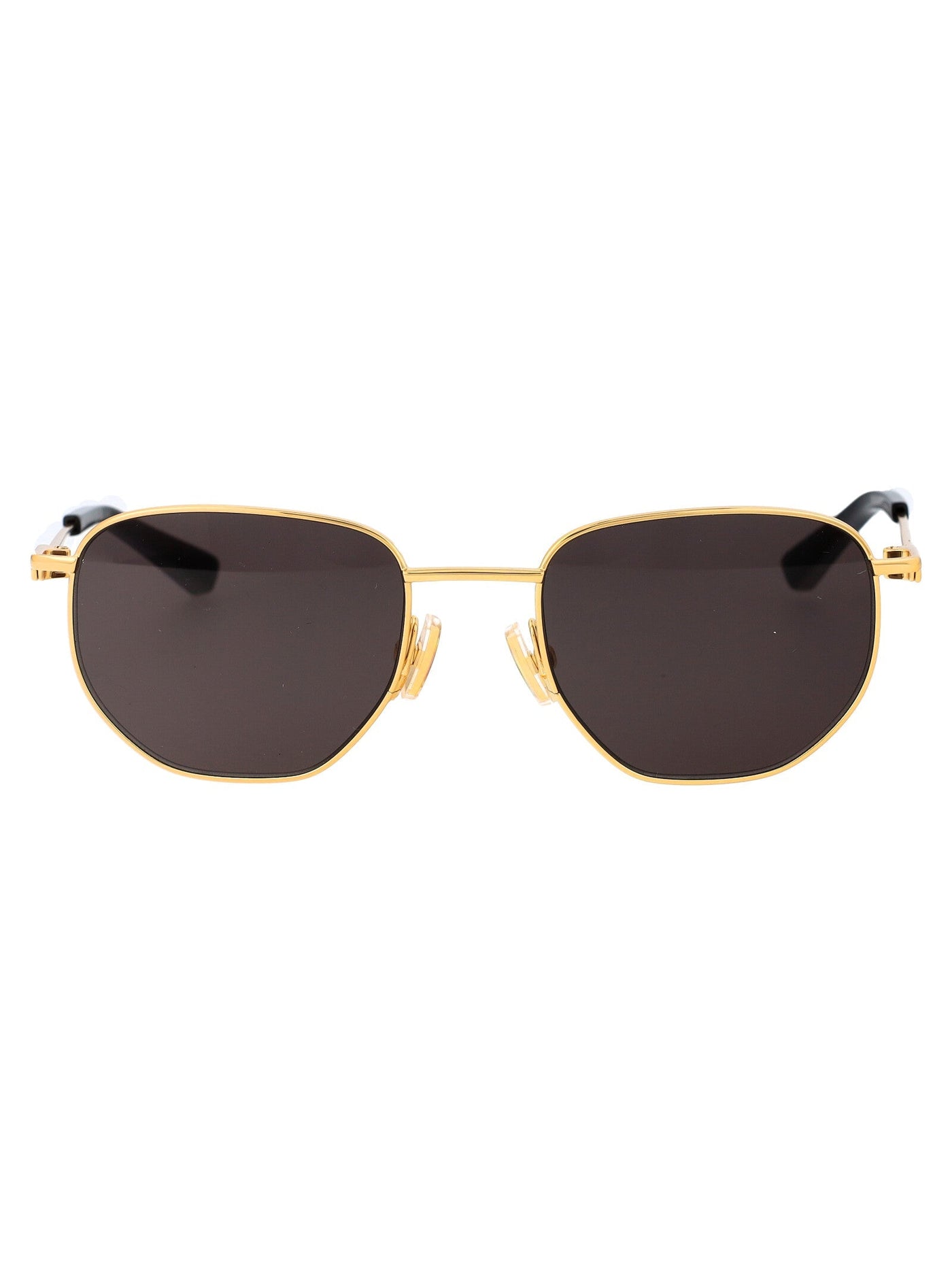 Bottega Veneta Bv1301s Sunglasses — Gold Metal