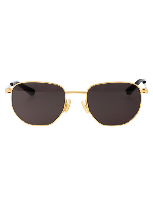 Bottega Veneta Bv1301s Sunglasses — Gold Metal