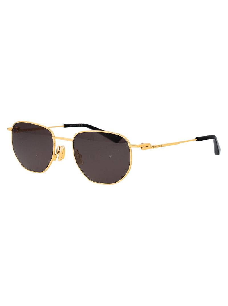 Bottega Veneta Bv1301s Sunglasses — Gold Metal