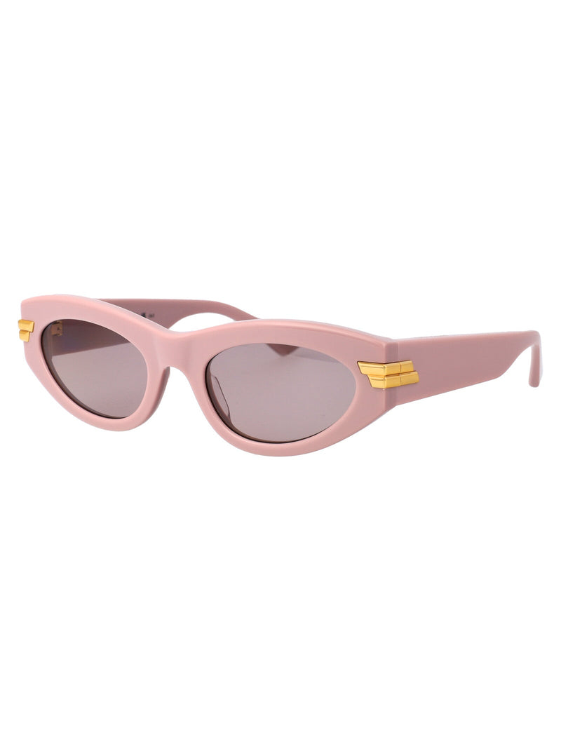 Bottega Veneta Bv1189s Acetate Cat-Eye Sunglasses — Pink