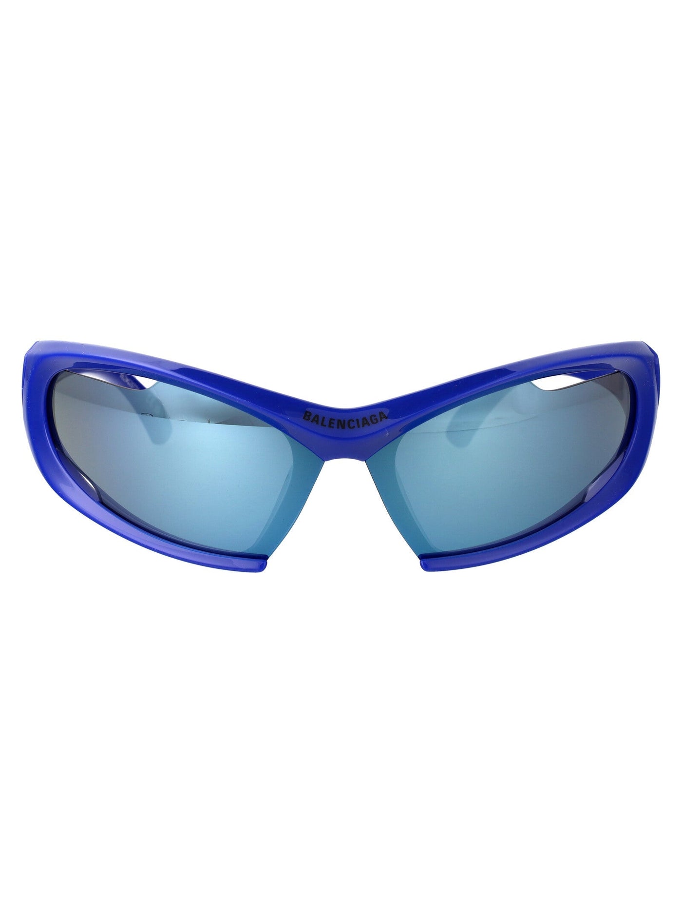 Balenciaga Bb0318s Layered Acetate Sunglasses — Blue