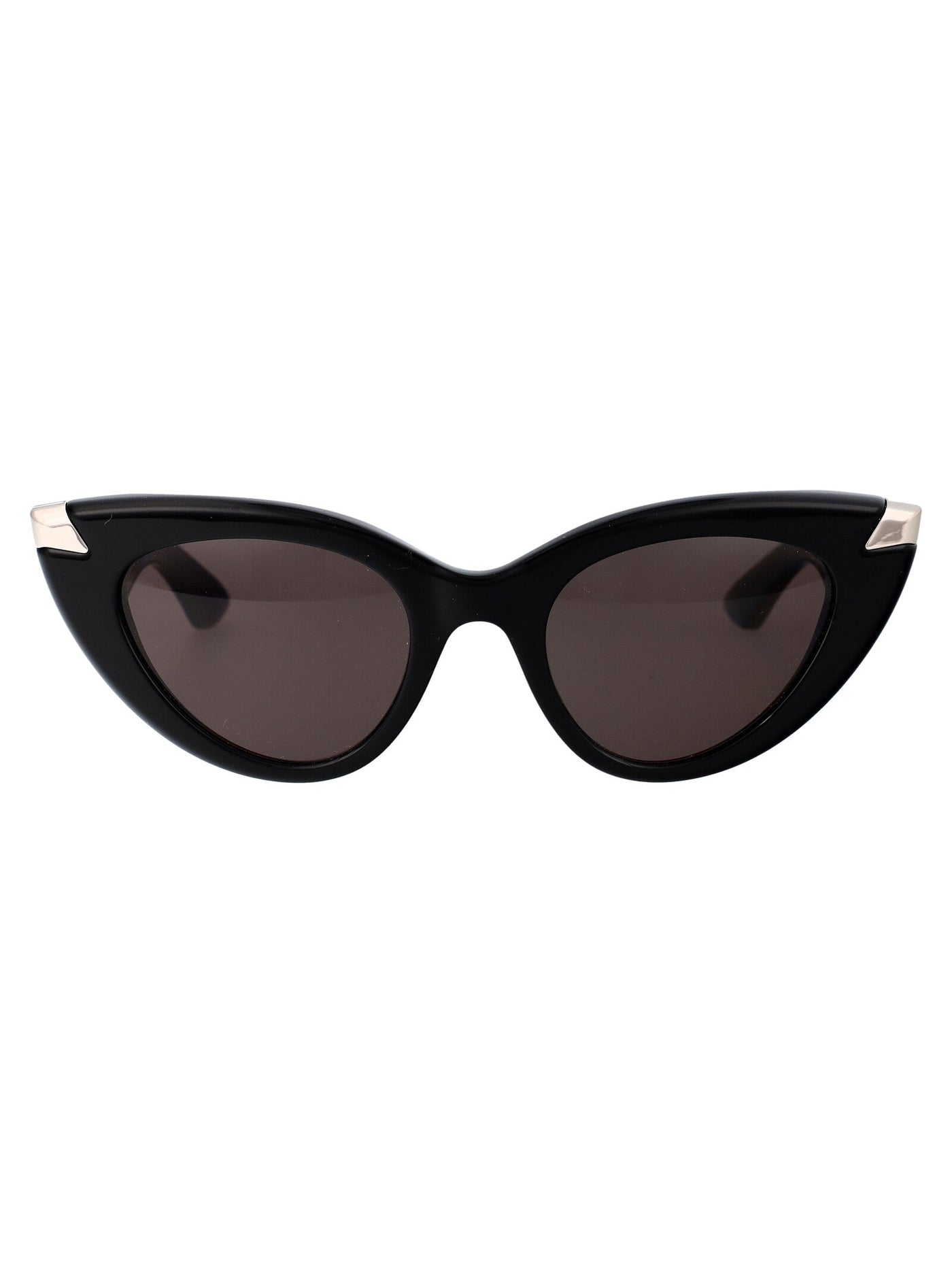 Alexander Mcqueen Am0442s Cat-Eye Acetate Sunglasses — Black