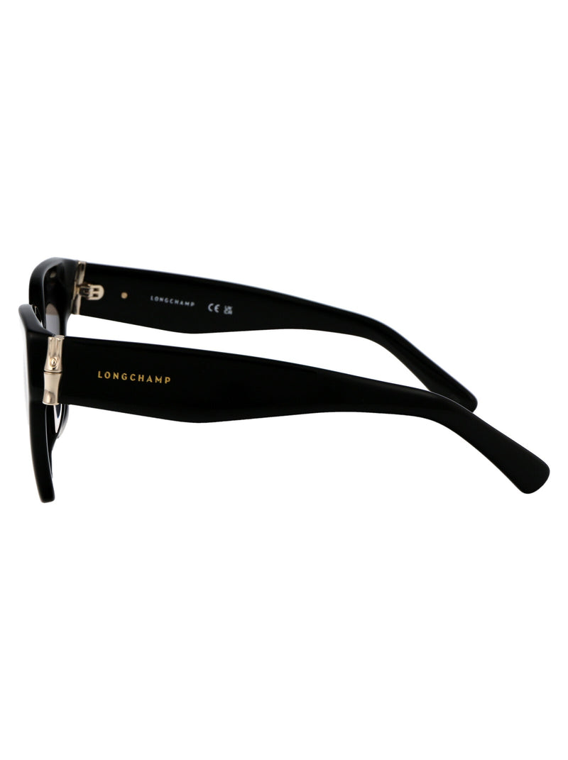 Longchamp Lo732s Acetate Frame Sunglasses — Black