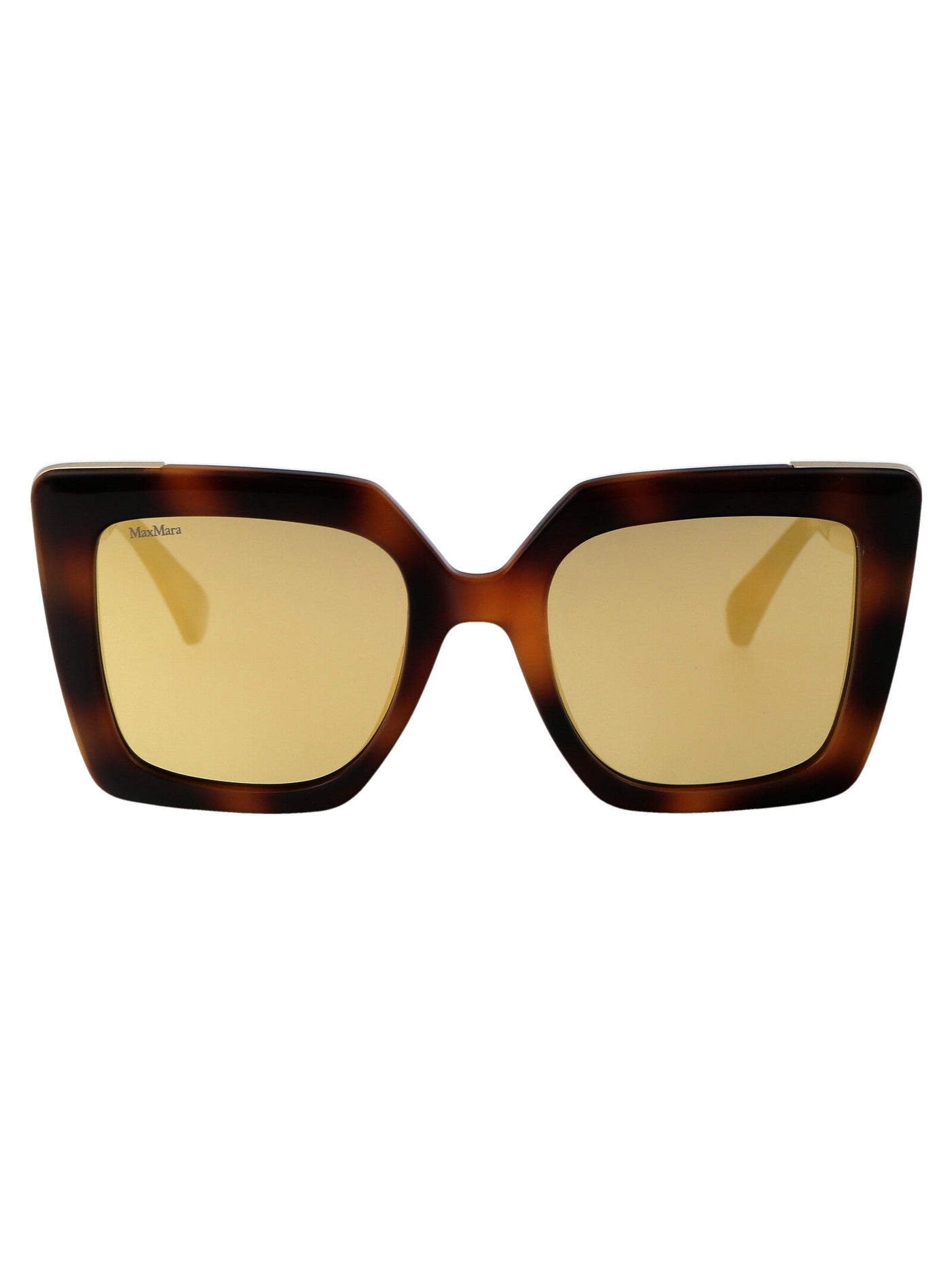 Max Mara Mm0051 Tortoiseshell Acetate Sunglasses — Brown