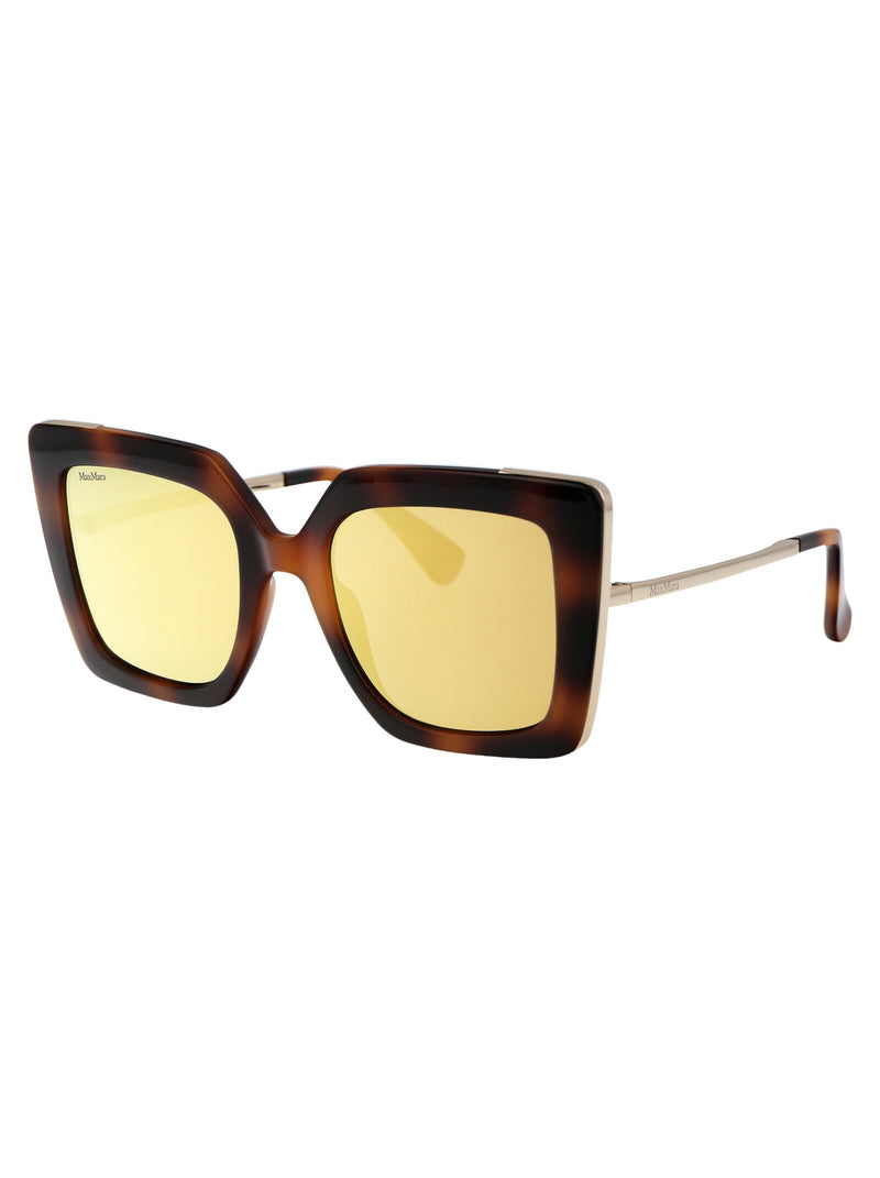 Max Mara Mm0051 Tortoiseshell Acetate Sunglasses — Brown