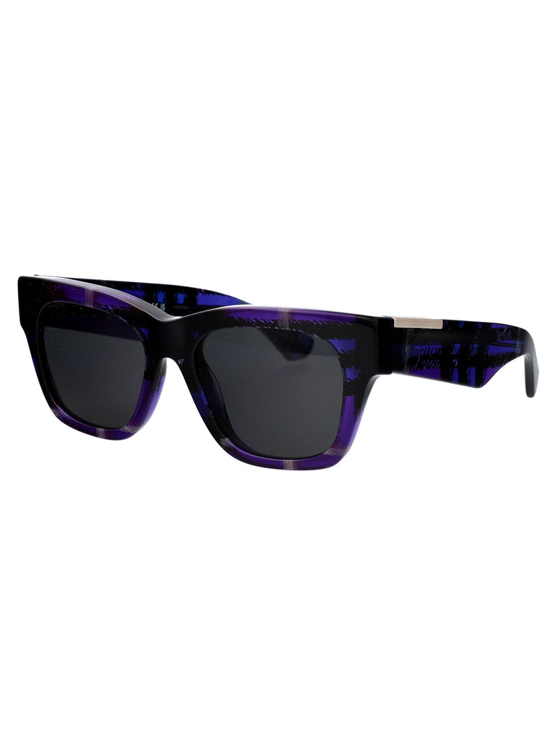 Burberry 0be4424 Violet Check Acetate Sunglasses — Purple