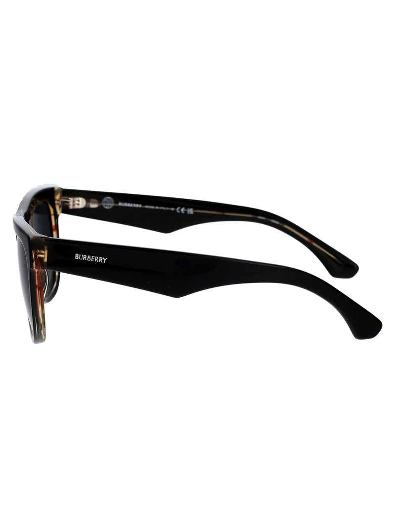 Burberry 0be4431u Square Acetate Sunglasses — Black