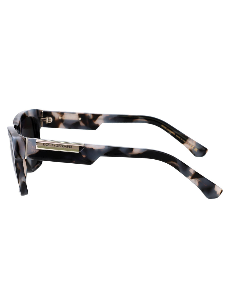 Dolce & Gabbana 0dg4465 Havana Grey Acetate Sunglasses — Black