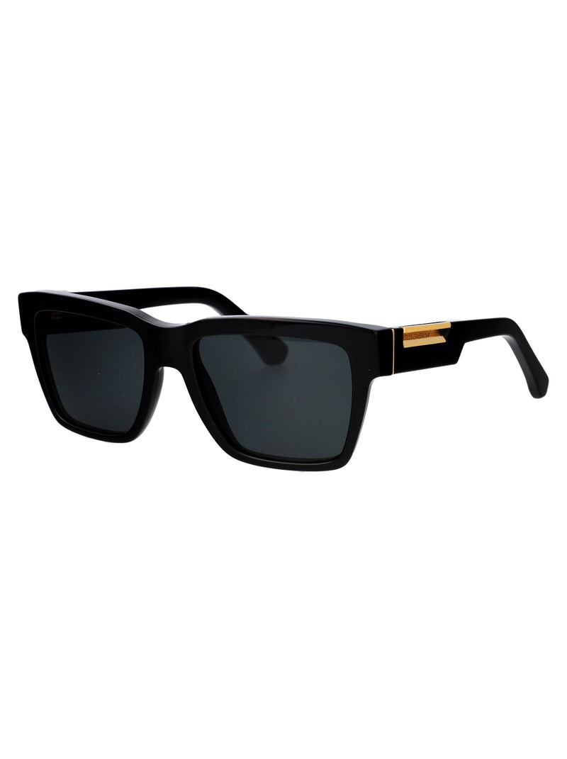 Dolce & Gabbana 0dg4465 Acetate Frame Sunglasses — Black