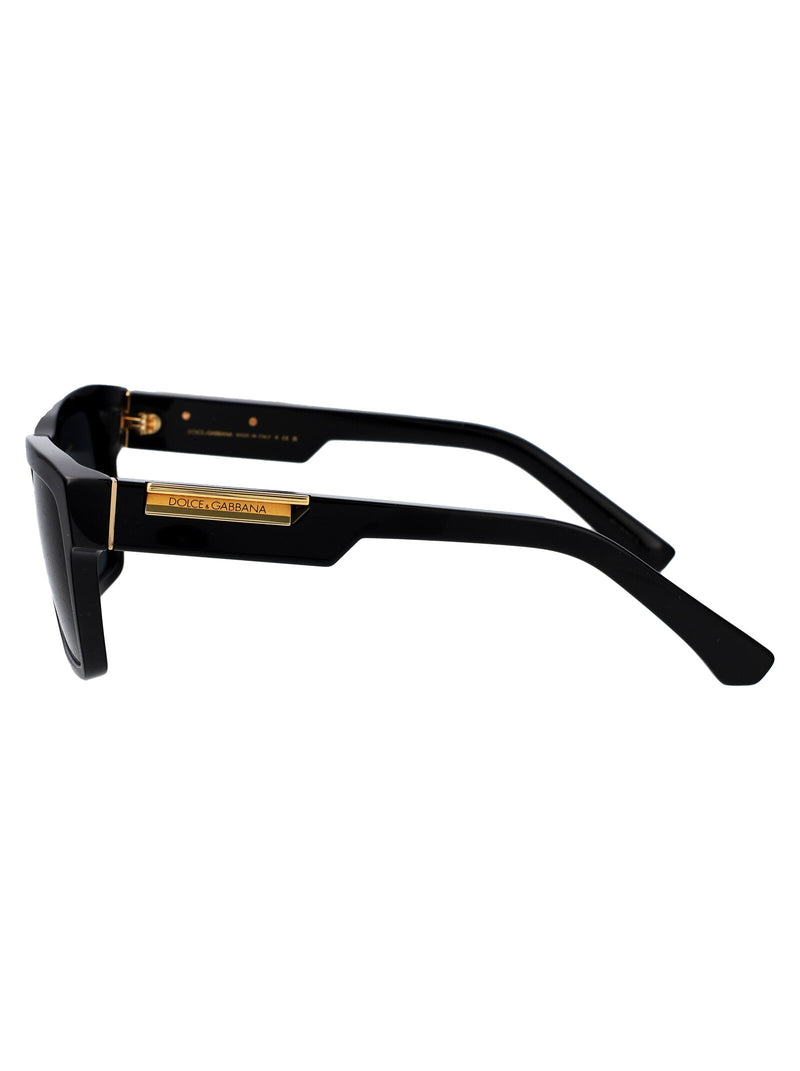 Dolce & Gabbana 0dg4465 Acetate Frame Sunglasses — Black