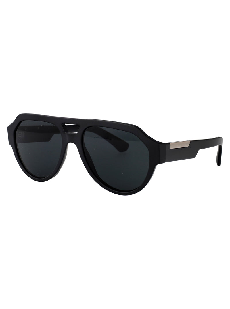 Dolce & Gabbana 0dg4466 Matte Black Acetate Sunglasses —