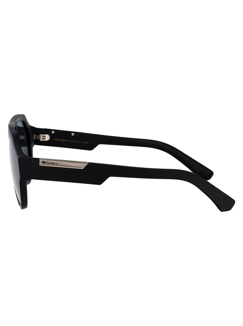 Dolce & Gabbana 0dg4466 Matte Black Acetate Sunglasses —