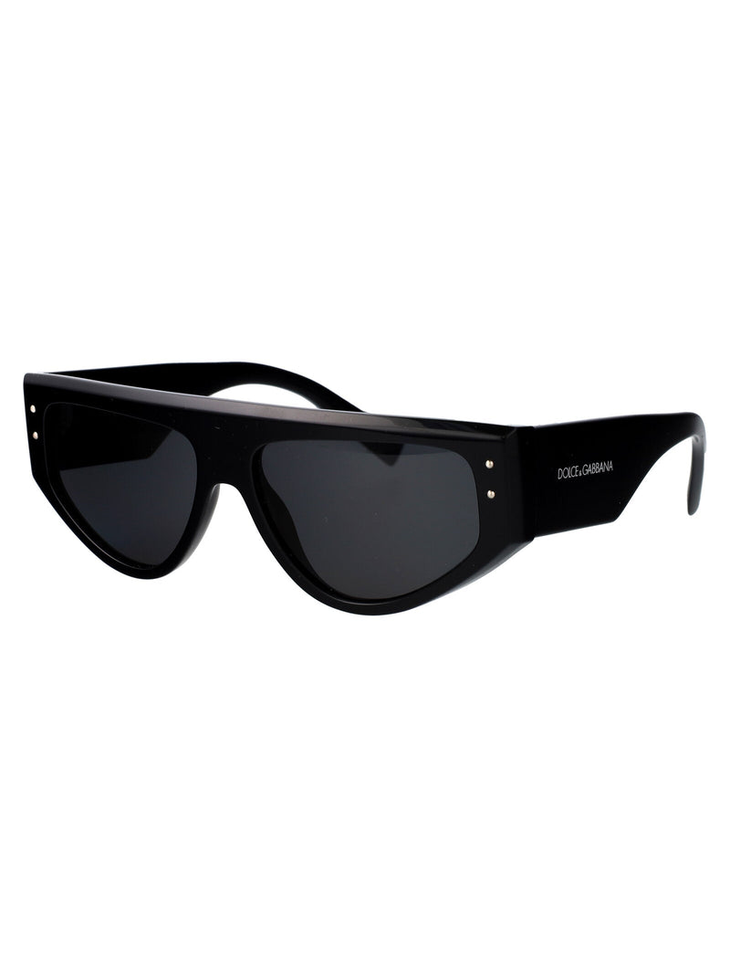 Dolce & Gabbana 0dg4461 Polished Acetate Sunglasses — Black